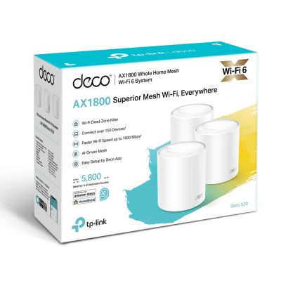 9. Deco X20 WLAN-Zugangspunkt (3er-Pack)