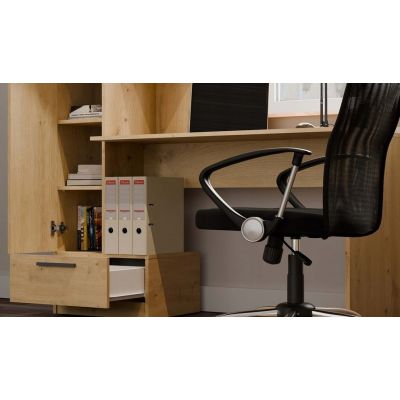 11. COSMO OAK ARTISAN Schreibtisch + Regalset