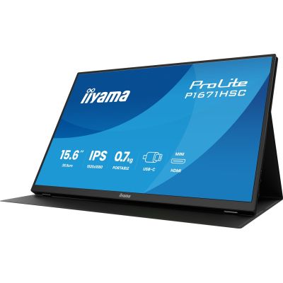 7. iiyama ProLite P1671HSC-B1 Computermonitor 39,6 cm (15,6 Zoll) 1920 x 1080 Pixel Full HD LED Schwarz