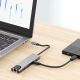 8. Tech-Protect HB02 HUB Adapter 6in1 USB-C + USB2.0 + USB3.0 + HDMI 4K 30Hz + RJ45 + PD100W - grau