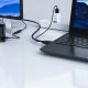 9. Orico XD-VATH VGA- und 3,5-mm-Klinkenstecker-auf-HDMI-Full-HD-60-Hz-Kabel mit USB-Stromversorgung, 5 m – Schwarz