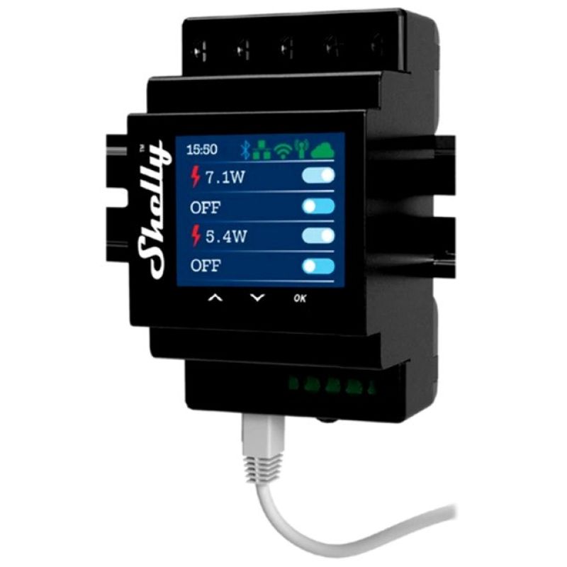 2. Shelly Pro 4PM Vierkanal-WLAN-Energiezähler-Controller