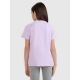 3. Mädchen-T-Shirt mit normalem Aufdruck 4F 4FJWSS25TTSHF1871-52S