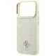 6. Guess Stripe Peony 4G Logo MagSafe Hülle für iPhone 18 Pro Max / 17 Pro Max – Beige