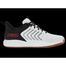 K-Swiss ULTRASHOT TR INDR WEISS/SCHWARZ/HIGH RISK ROT-M Sneaker (04602-153-M)