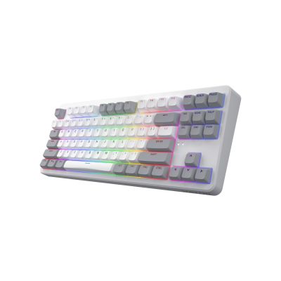 3. HATOR Rockfall 3 TKL Kabellose Tastatur Universal USB + RF + Bluetooth QWERTZ Englisch Weiß