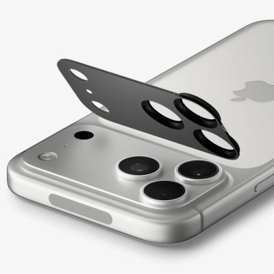 4. Spigen Optik Pro XL Glas.tR EZ Fit Displayschutzfolie aus gehärtetem Glas für iPhone 18 Pro Max – Dunkelgrau