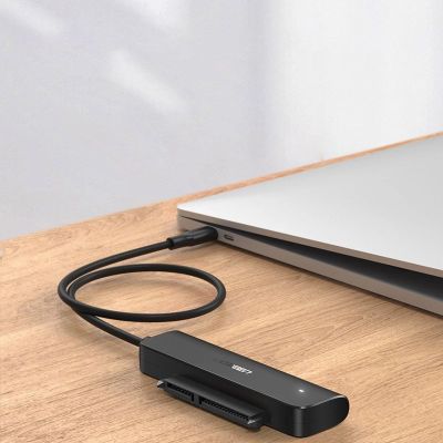 4. Ugreen HDD SSD 2,5'' SATA III 3.0 - USB Typ C 3.2 Gen 1 (SuperSpeed ​​​​USB 5 Gbit/s) Adapter schwarz (70610 CM321)