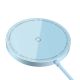 8. Baseus Simple Mini3 magnetisches Ladegerät MagSafe Qi 15W blau
