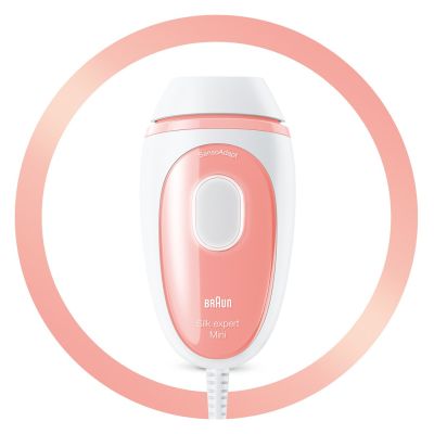Braun Silk-expert PL1000 IPL-Haarentferner, Pink, Weiß