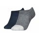 Tommy Hilfiger Damen Footie 2P RIB MOUL Socken 701222652002