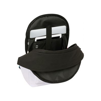 12. Real Madrid Sportrucksack mit USB-Anschluss und Laptopfach, Doppelrucksack 612554820