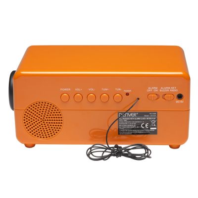 6. Denver CR-425 Retro-Radiowecker Orange