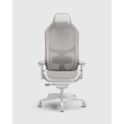 5. Fractal Design Refine 2 Mesh Light Gaming-Stuhl, gepolsterter Sitz, Grau