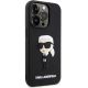4. Karl Lagerfeld KLHCP14L3DRKINK iPhone 14 Pro 6.1" schwarz/schwarz Hardcase Rubber Ikonik 3D