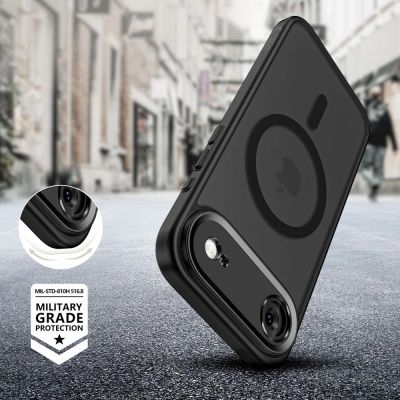 6. Tech-Protect MagCam MagSafe Case für iPhone 17 Air – Mattschwarz