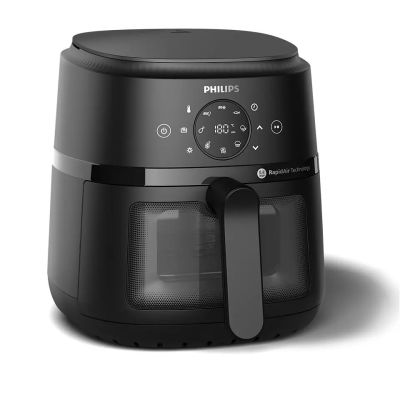5. Philips 2000 Serie NA220/00 Fritteuse, 4,2 l, 1500 W, Heißluftfritteuse, Schwarz