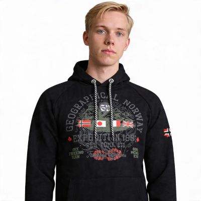 6. Geographical Norway Gexpe DB 100 M Sweatshirt WZ3003H/GN-Schwarz