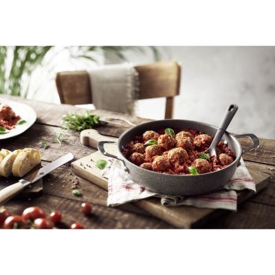 9. BALLARINI Salina Granitium tiefe Bratpfanne mit 2 Griffen, Granit, 24 cm 75002-811-0