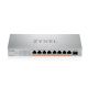 3. Zyxel XMG-108HP 9p PoE-Switch (PoE++: 8) 100W Unmanaged Multigigabit