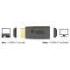 3. DeLOCK 63320 Kabeladapter 1 x HDMI-A 19-polig Schwarz