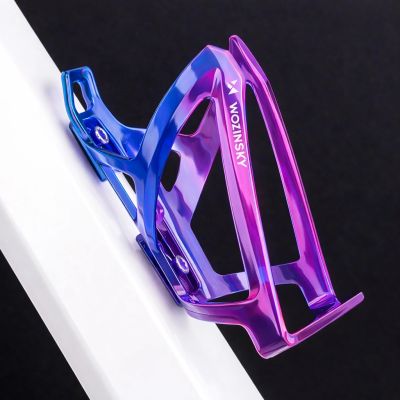 3. Wozinsky WUR-01BP Fahrradflaschenhalterkorb – Blau und Lila