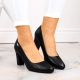 14. Sergio Leone W SK193A schwarze Pumps mit Blockabsatz 
