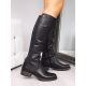 2. Rieker W Z9591-00 schwarze Lederstiefel 