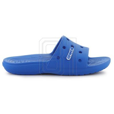 7. Klassische Crocs Slide Blue Bolt U 206121-4KZ Flip-Flops