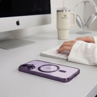 9. Tech-Protect MagFlex Hülle für iPhone 17 – Transparentes Lila