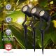 16. Nedis ZBLOS10RGBW3 Smartlife RGB Zigbee 3.0 3W 3er-Pack Außenleuchte