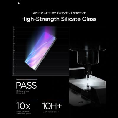 8. Spigen Glas.tR EZ Fit Pro AC Antireflexions-Schutzglas, 2er-Pack für Samsung Galaxy S26