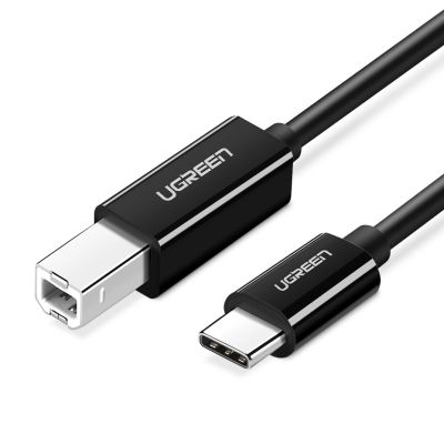 Ugreen US241 USB-C 2.0 - USB-B-Kabel 1 m - Schwarz