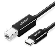 Ugreen US241 USB-C 2.0 - USB-B-Kabel 1 m - Schwarz