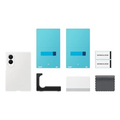 5. EF-EF971CWE Samsung Silikon-Magnethülle für Galaxy Z Fold 8 Weiß