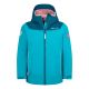 Trollkids Bergen Waterproof Jacke Nebel-Aquamarin/Hafenblau-Mellow-Pfirsich (611-137)