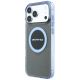2. Mercedes AMG IML Transparent Bicolor Block MagSafe Hülle für iPhone 18 Pro Max / 17 Pro Max – Schwarz und Blau