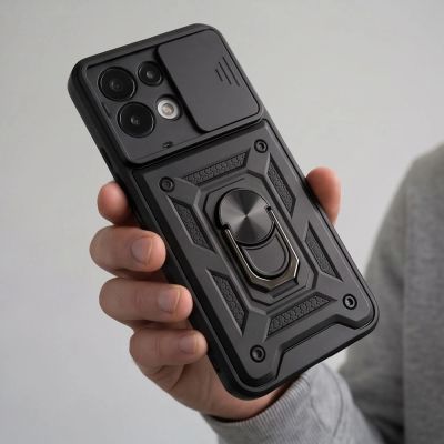 9. Tech-Protect CamShield Pro Hülle für Xiaomi Redmi 17 4G / 5G - Schwarz