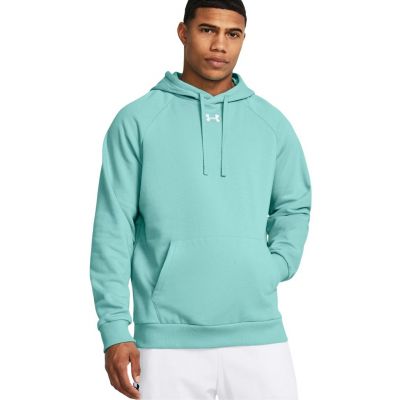 Herren-Sweatshirt Under Armour Rival Fleece Hoodie mintgrün 1379757 482 M