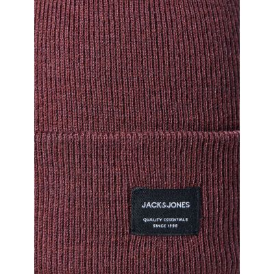 10. Jack & Jones Jacdna Beanie Noos M 12092815 Burgund