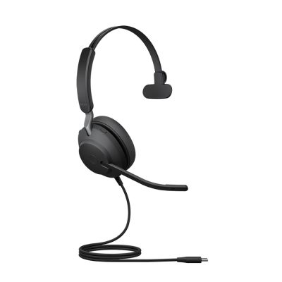 2. Jabra 24189-889-889 Kopfhörer/Headset, kabelgebunden, Kopfbügel, Anrufe/Musik, USB Typ-C, Schwarz