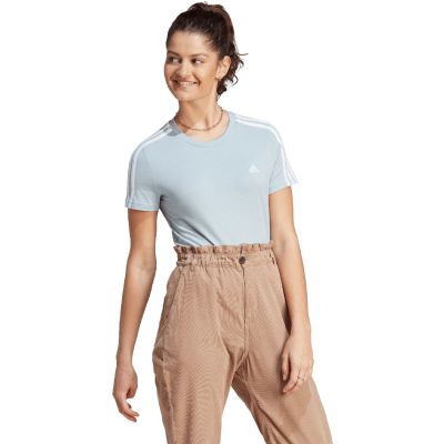 9. adidas Essentials Slim 3-Streifen Tee W IM2788