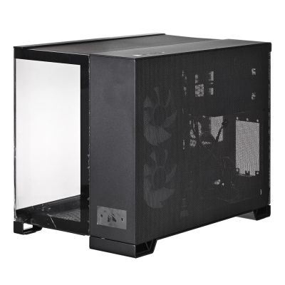 18. Corsair 2500X RGB ICUELINK SCHWARZES Gehäuse