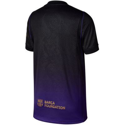 3. Nike FC Barcelona Auswärtstrikot 2026/27 für Kinder, Lila-Schwarz, II1674 505