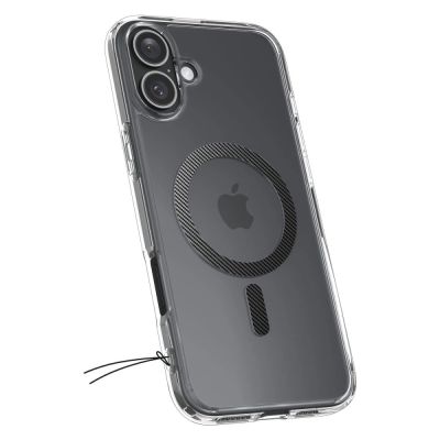 3. Spigen Ultra Hybrid MagSafe Carbon Fiber für iPhone 16 – Dunkelgrau