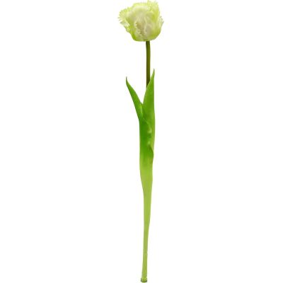 14. Weiße Tulpe, 38 cm, naturgetreue Frühlingsdekoration