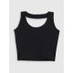 6. Slim-Fit-Crop-Top für Damen, glatt, Größe 4F | Anna Lewandowska 4F 4FALSSS25TSLEF215-20S