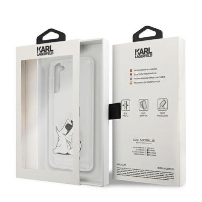 8. Karl Lagerfeld Choupette Fun Case für Samsung Galaxy S21+ - Transparent