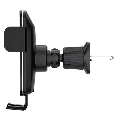 3. Wozinsky WEDZ-3Y8S Auto-Klemmhalterung mit 15W induktivem Ladegerät für Telefon an der Lüftungsöffnung - schwarz