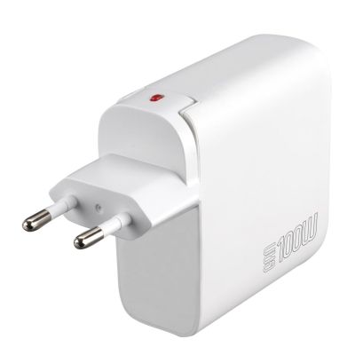 5. 4smarts Ladegerät GaN Flex Pro 100W 3 USB-C + 1 USB-A. Reise-Netzteil